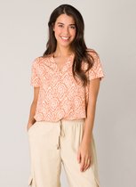 YEST Gozina Essential Tops - Salmon/ Multi Color - maat 46