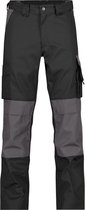 DASSY® Boston Pantalon de travail poches genoux bicolore - maat 52 - NOIR/GRIS CIMENT