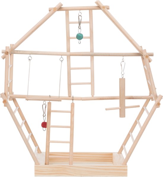 Trixie - Vogelspeelgoed - Speelplaats Ladder - Hout - 44X16X44 CM - Trixie