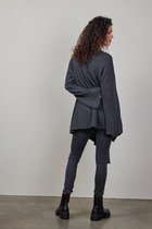 DIDI Dames Kimono Chiara cashmere in dark grey melange maat 42/44