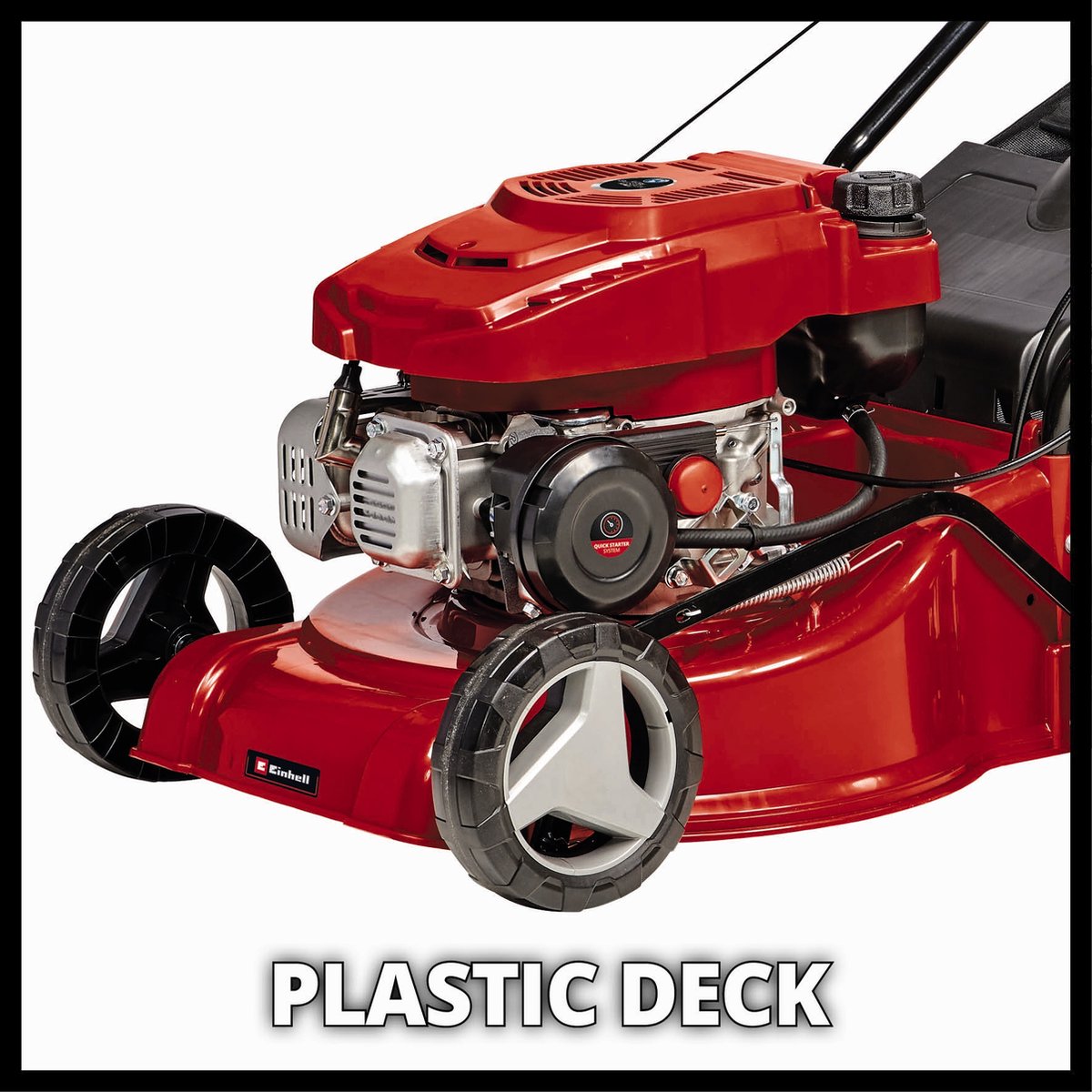 Einhell Benzine Grasmaaier GC-PM 40/2 S - 132 cm³ - 2 kW - 4-takt - Maaibreedte: 40 cm - Aanbevolen gazonoppervlakte: tot 1000 m² - 45 L opvangbak - Maaihoogte: 25-75 mm – foto 4