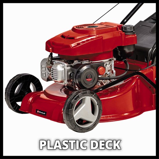 Einhell Benzine Grasmaaier GC-PM 40/2 S - 132 cm³ - 2 kW - 4-takt - Maaibreedte: 40 cm - Aanbevolen gazonoppervlakte: tot 1000 m² - 45 L opvangbak - Maaihoogte: 25-75 mm van Einhell — afbeelding 2