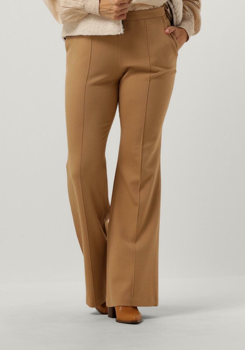 Ruby Tuesday Rogene Belt Bottom Pants Dames - Chino - Pantalon - Bruin - Maat 42