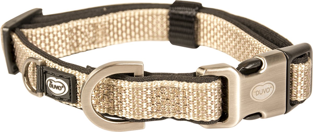 Duvoplus - Halsband Voor Dieren - Hond - Explor North Halsband Nylon M 30-45cm/15mm Taupe - 1st