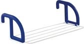Leifheit hangdroogrek Classic 25 - drooglengte 2,5 m drooglengte - wit blauw