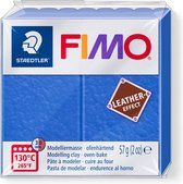 FIMO leather-effect ovenhardende boetseerklei standaard blokje 57 g - Indigo