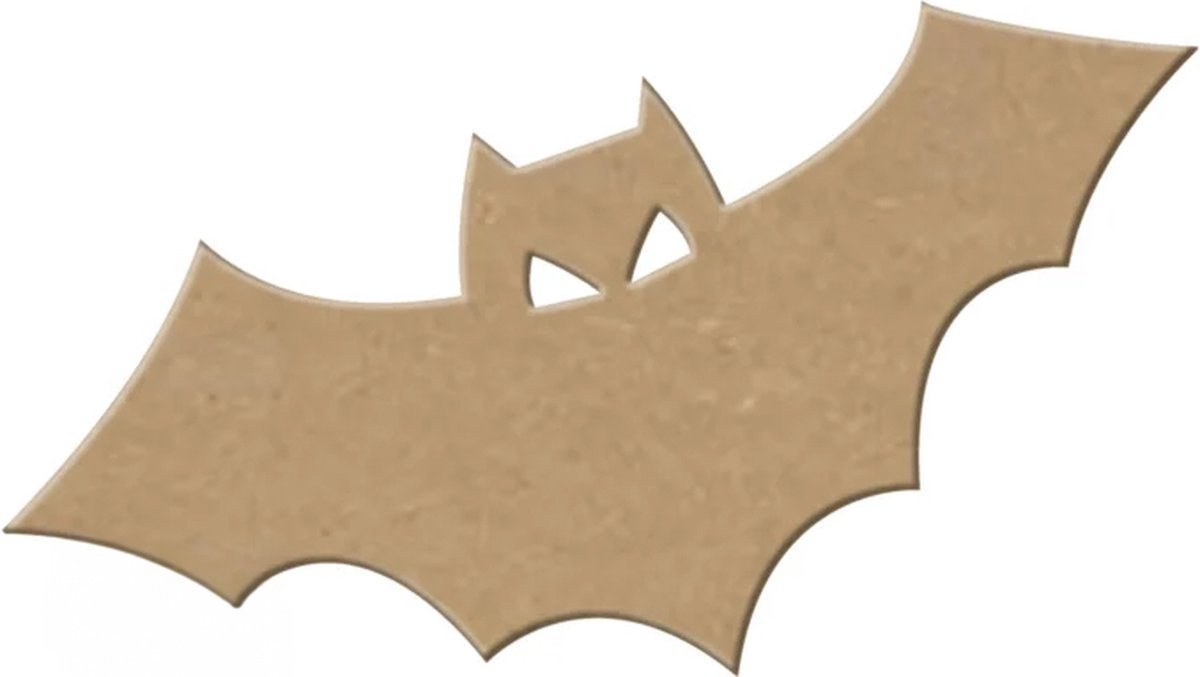 MDF Vleermuis, creatief, knutselen, deco, 6 stuks, 3mm mdf 20cm