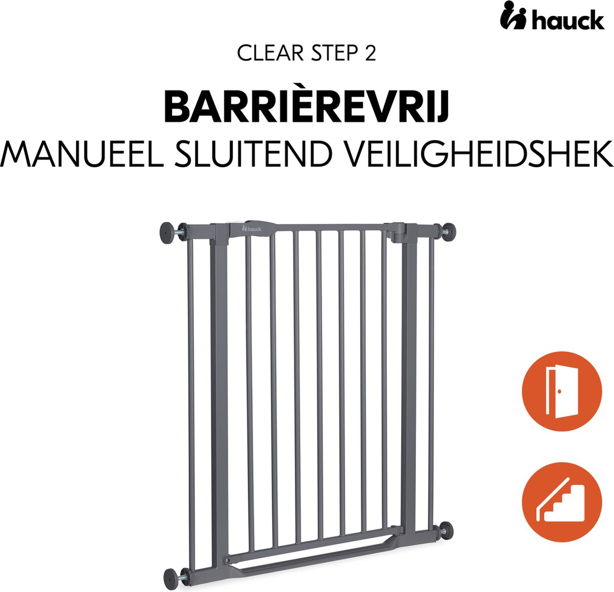 Hauck Clear Step 2 veiligheidshekje - Traphekje - Dark Grey 75-80 cm – foto 7