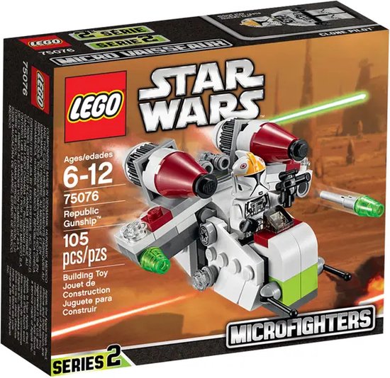 LEGO Star Wars 75076 - Republic Gunship Microfighter