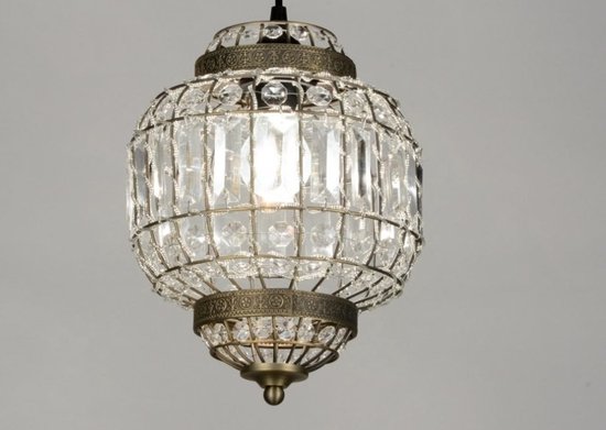 Lumidora Hanglamp 71599 - MO - E27 - Brons - Metaal - ⌀ 23 cm