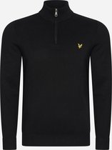 Lyle & Scott Quarter zip jumper - jet black