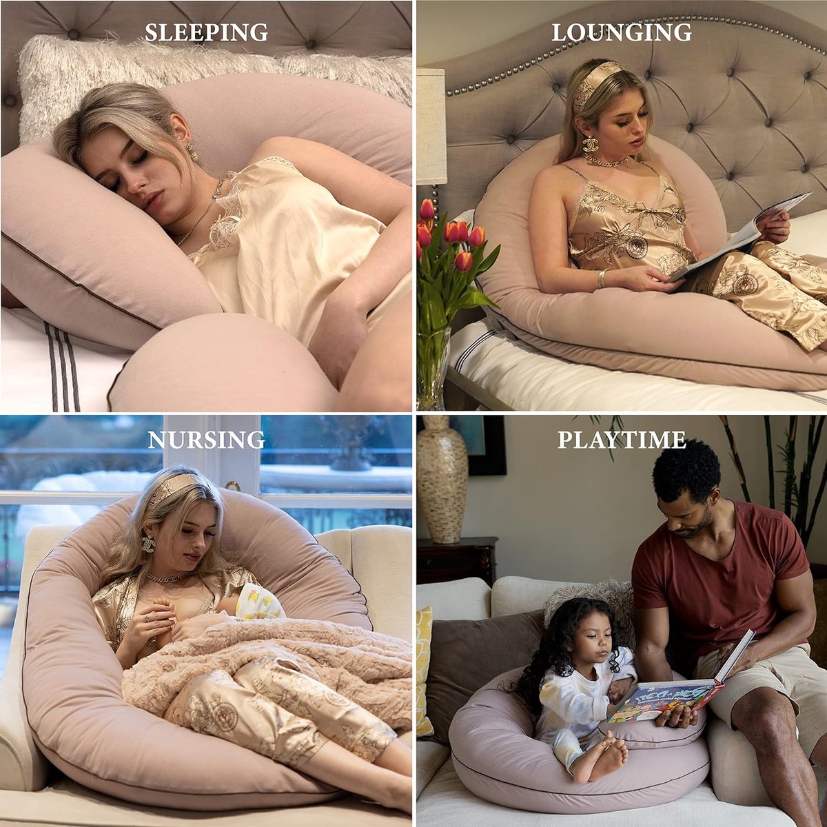 Goedkoopste Borstvoedingskussen,zijslaapkussen, Katoen -pregnancy pillow, support pillow