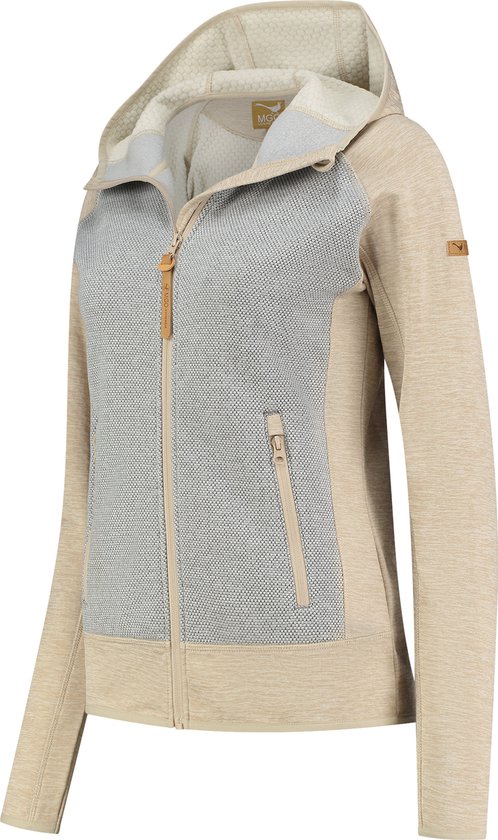 MGO Clara - Damesvest - Fleece voering - Beige - Maat 3XL