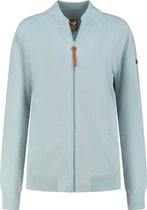 MGO Indy - Cardigan Femme Maille Fine - Bleu Clair - Taille 3XL