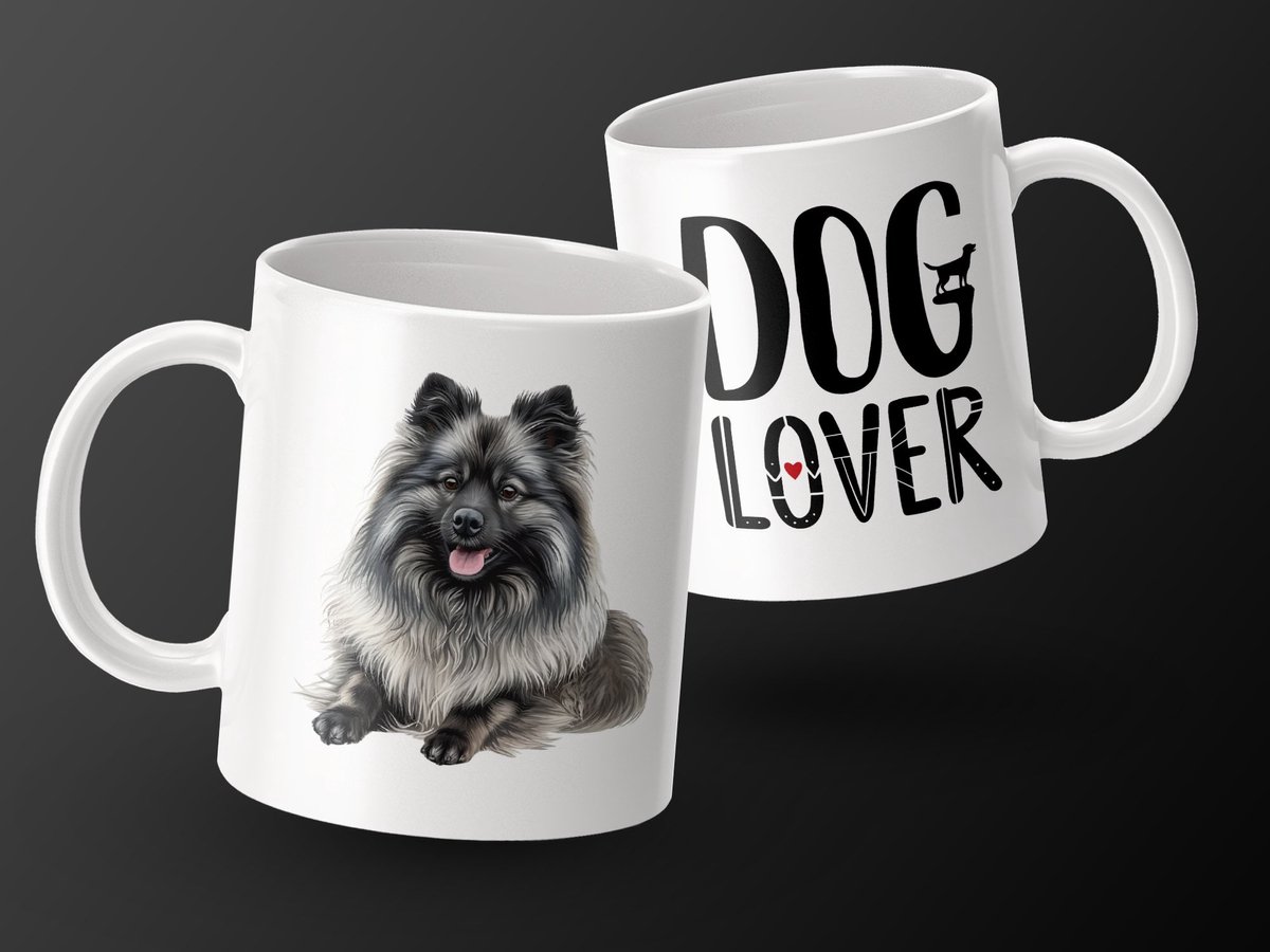 Mok Keeshond dog - hond / dog lover