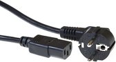 Câble de raccordement Intronics 230V schuko mâle (coudé) - C13 noir
