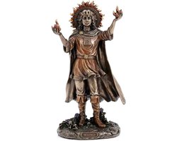 Veronese Design Beeld/figuur - Belenus Keltische God van de Zon - (hxbxd) ca. 23,5cm x 12,5cm x 9,5cm