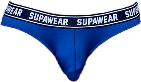 Supawear WOW Brief Navy - MAAT L - Heren Ondergoed - Slip voor Man - Mannen Slip