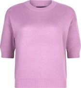 Ydence Knitted top Feline - Lavender Pink - Maat L