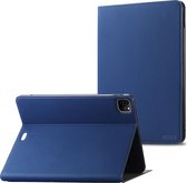 Accezz Tablet Hoes Geschikt voor iPad Pro 12.9 (2021) / iPad Pro 12.9 (2020) / iPad Pro 12.9 (2022) - Accezz Classic Tablet Case - Donkerblauw