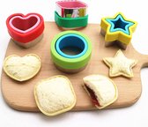 Coupe-sandwich pour Enfants, ensemble de coupe-pain, emporte-pièces, coupe- Sandwich et scellant, fruits, acier inoxydable, coupe sans effort (30 pièces)