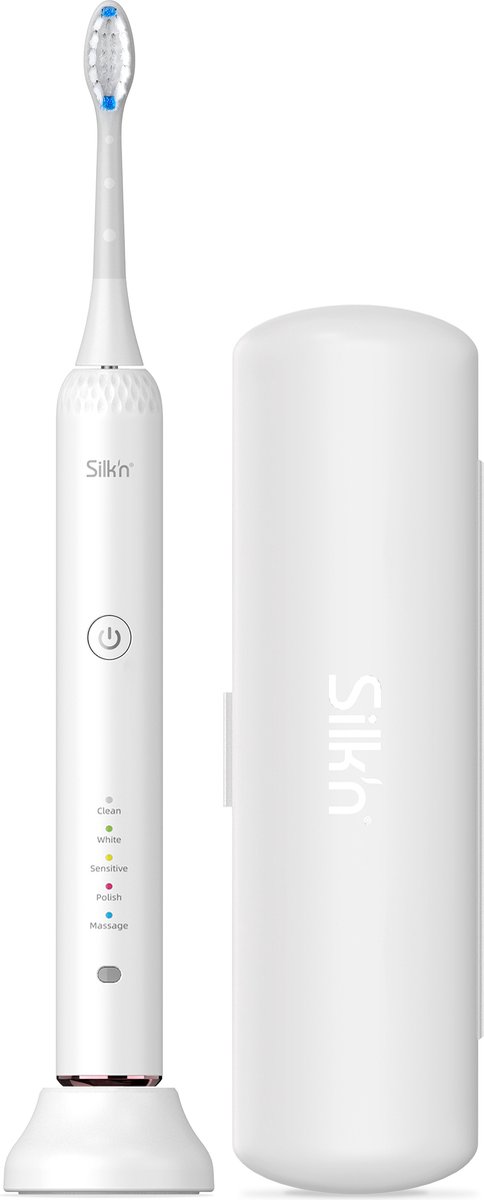 Silk'n Elektrische Tandenborstel – SonicSmile Plus tandenborstel met waterdichte functie - Wit