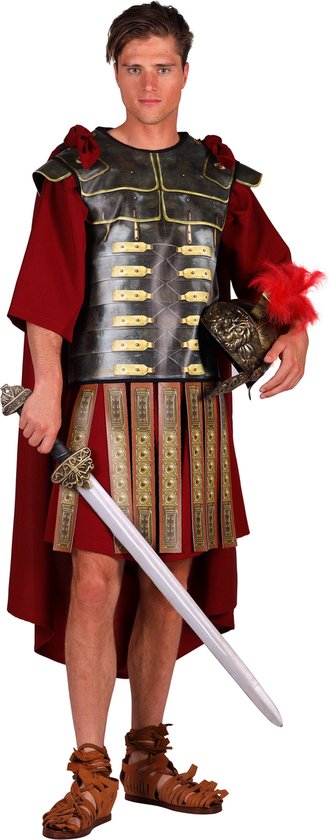 Costume Romain Jules César Homme - Costume Romain Homme - Carnaval - Vêtements Déguisements Homme - Taille S/M