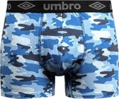 UMBRO - Onderbroek voor Mannen - Boxershorts Heren ( 3 stuks ) - Maat L - Camouflage print