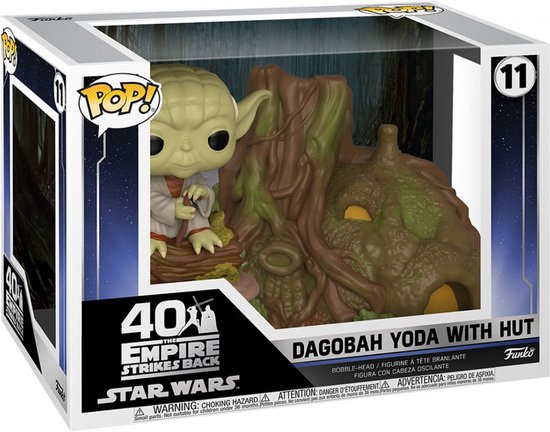 Pop! Town: Star Wars - Dagobah Yoda With Hut FUNKO