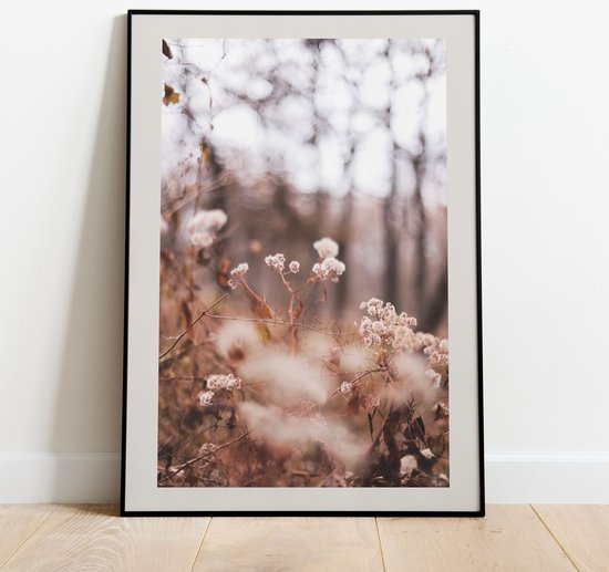 Poster Winter takken - Natuur poster - 50x70 cm - exclusief lijst - WALLLL