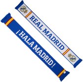 Real Madrid Sjaal Logo Blauw/wit 150 X 18 Cm