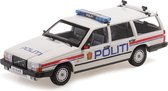 Volvo 740 GL Break 1986 Politi Norvège - 1:18 - Minichamps