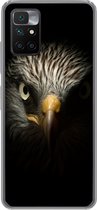 Geschikt voor Xiaomi Redmi 10 hoesje - Vogel - Adelaar - Roofvogels - Oog - Snavel - Licht - Siliconen Telefoonhoesje