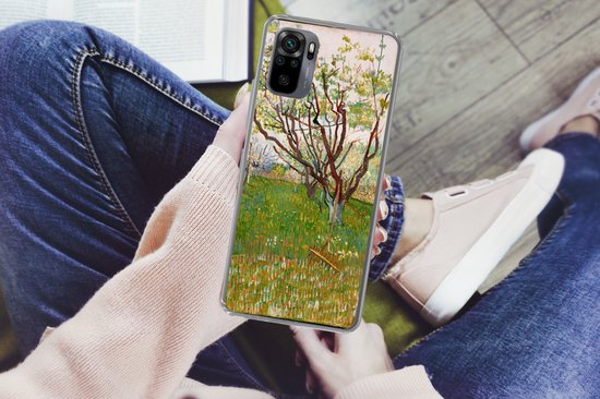 Coque Xiaomi Redmi Note 10 - Verger en fleurs - Vincent van Gogh - Coque de téléphone en Siliconen