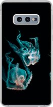 Coque Samsung Galaxy S10e - Méduse - Animaux aquatiques marines - Zwart - Coque de téléphone en Siliconen