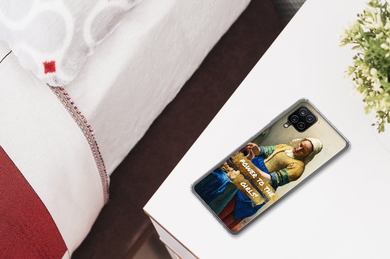Coque Samsung Galaxy A12 - Melkmeisje - Vermeer - Citation - Siliconen