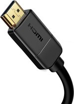 BASEUS 2X HDMI 2.0 4K 60HZ CABLE, 3D, HDR, 18GBPS, 8M (BLACK)