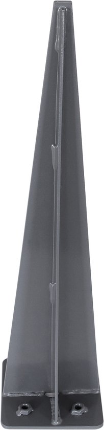 Paravent extérieur rétractable 180 x 500 cm gris anthracite | ID Market