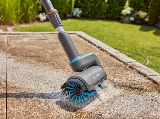 GARDENA AquaBrush Medium rolborstel voor accu-multireinigers - harde nylon borstel van Merkloos	 — afbeelding 4