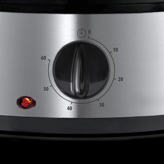 Stoompot - Stoomkoker - Stomer - 3 Lagen - 9 liter - Timer - 800 Watt ...