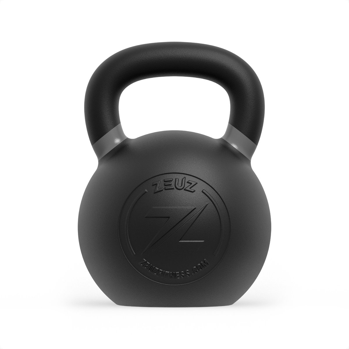 ZEUZ Kettlebell 36 KG – Fitness CrossFit Sport Set – Gewichten - Conditie & Krachttraining – Gietijzer – Rood