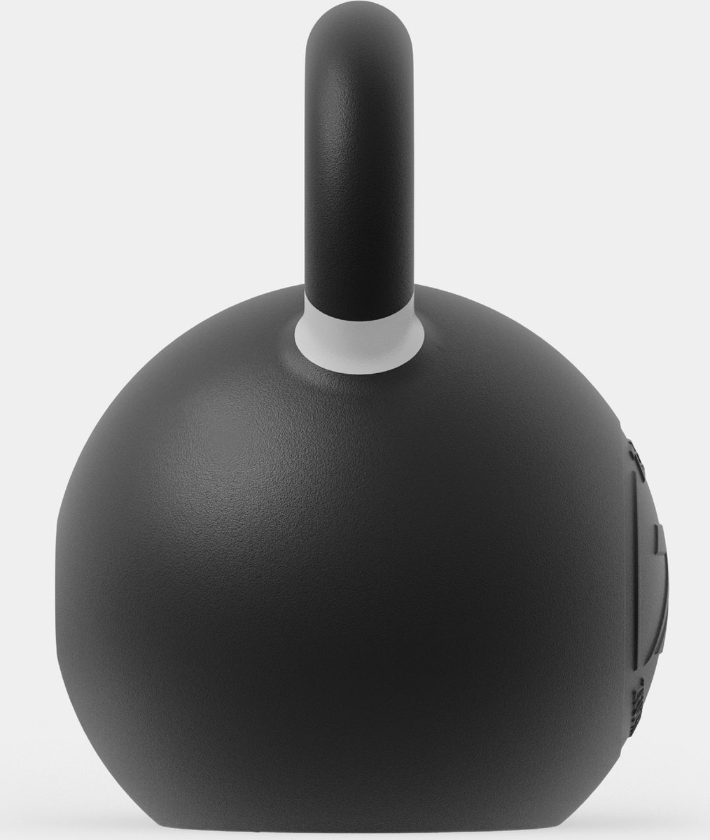 ZEUZ Kettlebell 40 KG – Gewichten voor Fitness & CrossFit - Conditie & Krachttraining – Gietijzer – Wit – foto 5