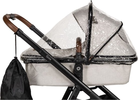 Qute Regenhoes 2 in 1 Q-Twin / Q-Cruiser 1.0/2.0 van Qute — afbeelding 3