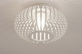 Lumidora Plafonnier 74570 - G9 - Wit - Métal - Lampe de salle de bain - IP44 - ⌀ 24 cm
