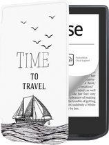 Case2go - E-reader Hoes geschikt voor PocketBook Verse / Pro - Sleepcover - Auto/Wake functie - Magnetische sluiting - Time To Travel