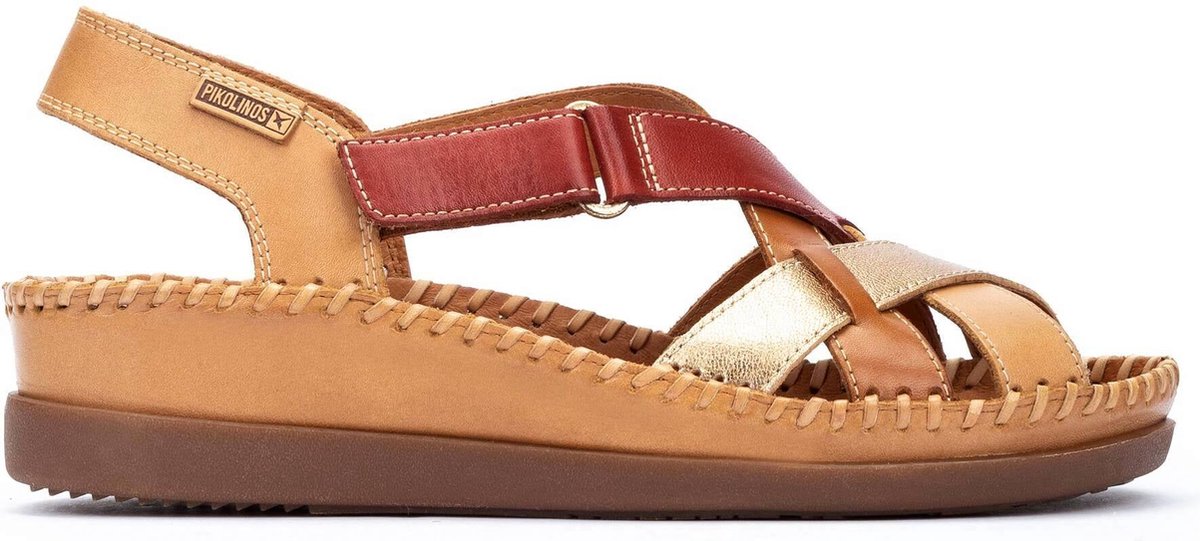 Pikolinos Sandaal Cadaques W8K-0741C2 Almond Combi Bruin
