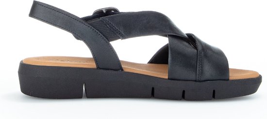 Gabor 24.603.27 - dames sandaal - zwart - maat 42 (EU) 8 (UK)