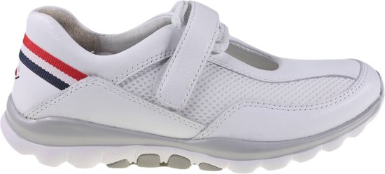 Gabor rollingsoft sensitive 26.962.50 - dames rollende wandelsneaker - wit - maat 40 (EU) 6.5 (UK)