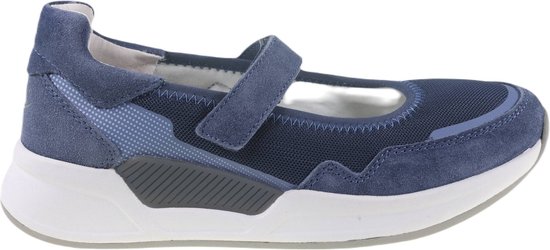 Gabor rollingsoft sensitive 26.952.26 - dames rollende wandelsneaker - blauw - maat 40.5 (EU) 7 (UK)