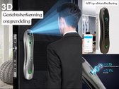 Reconnaissance faciale intelligente et serrure de porte biométrique - (6068)(24x240/30x240) -NoirVert